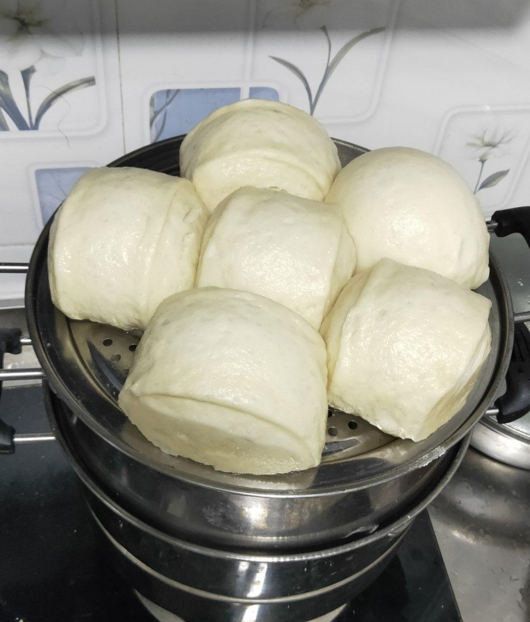 老面馒头（无碱一次发酵）