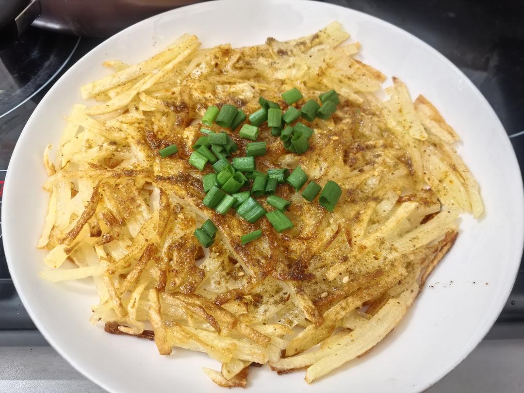 干煸土豆丝饼