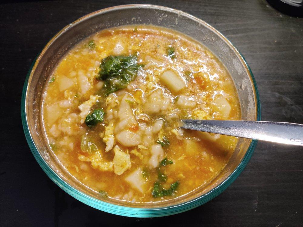 疙瘩汤～拌疙瘩手法视频