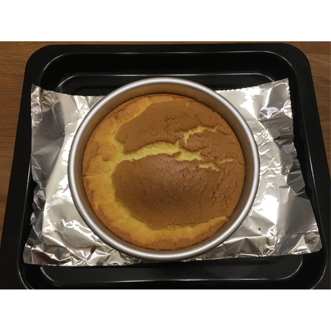 6寸原味戚风蛋糕