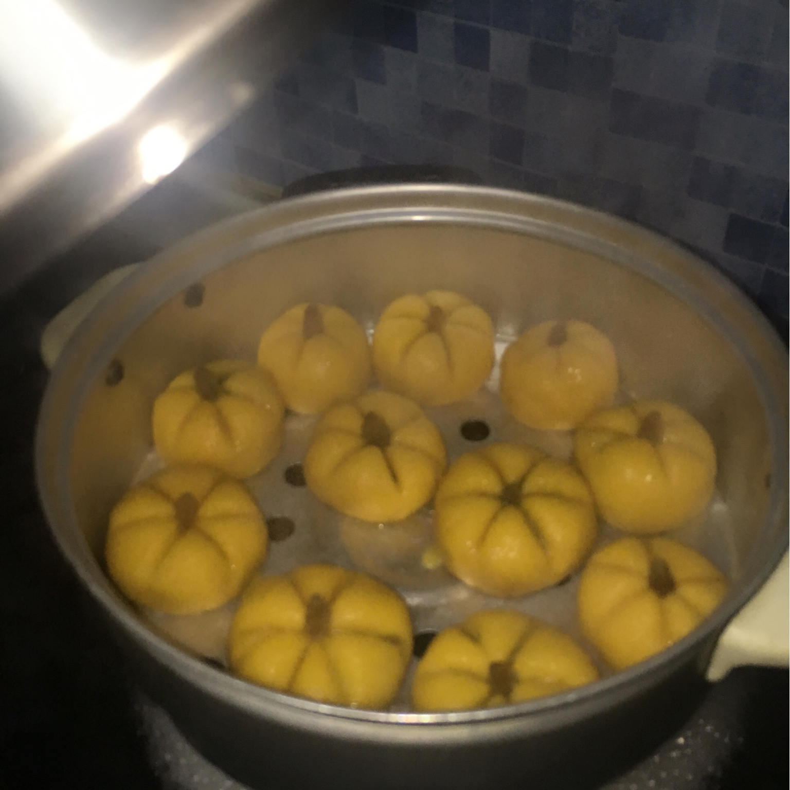 可爱呆萌南瓜饼