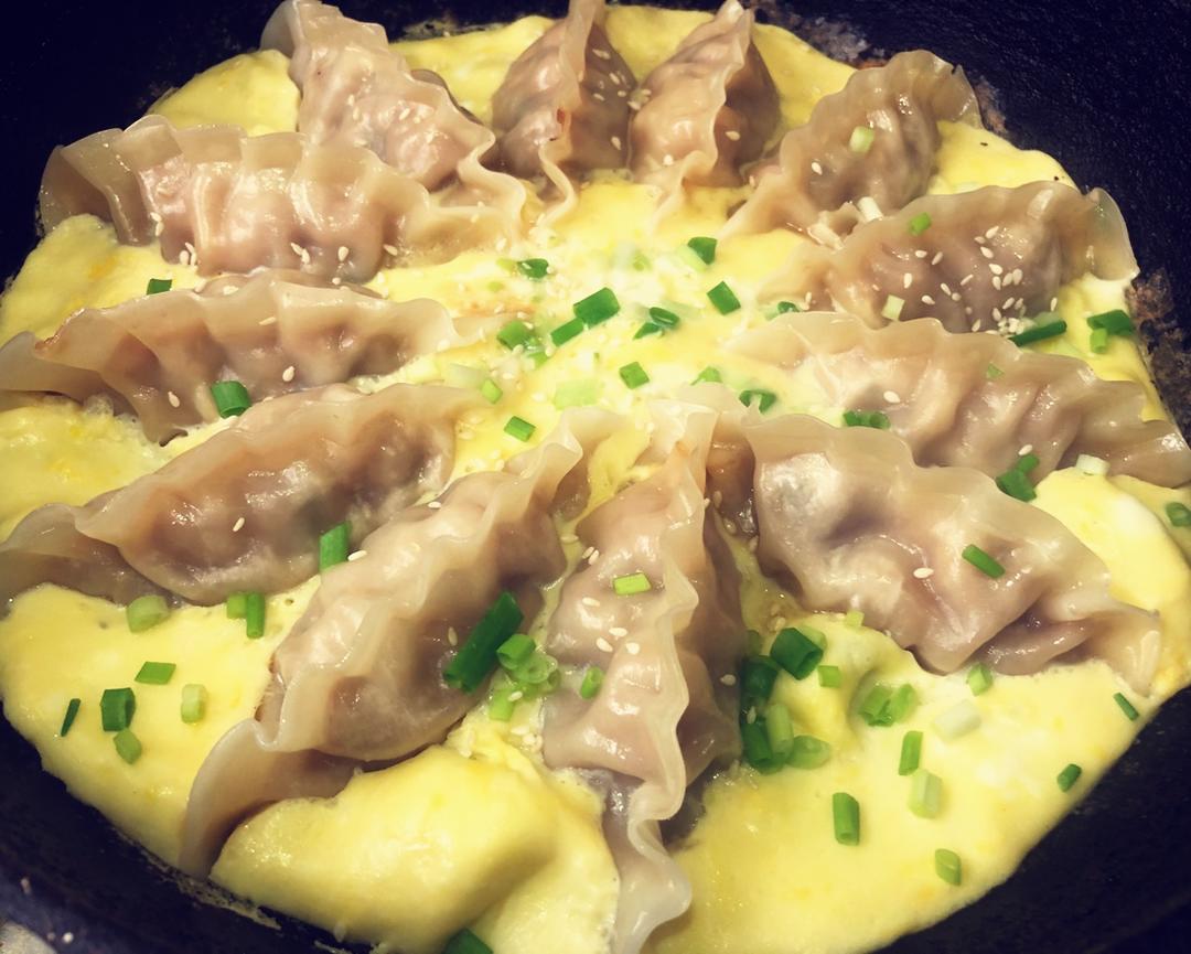 懒人快手抱蛋煎饺