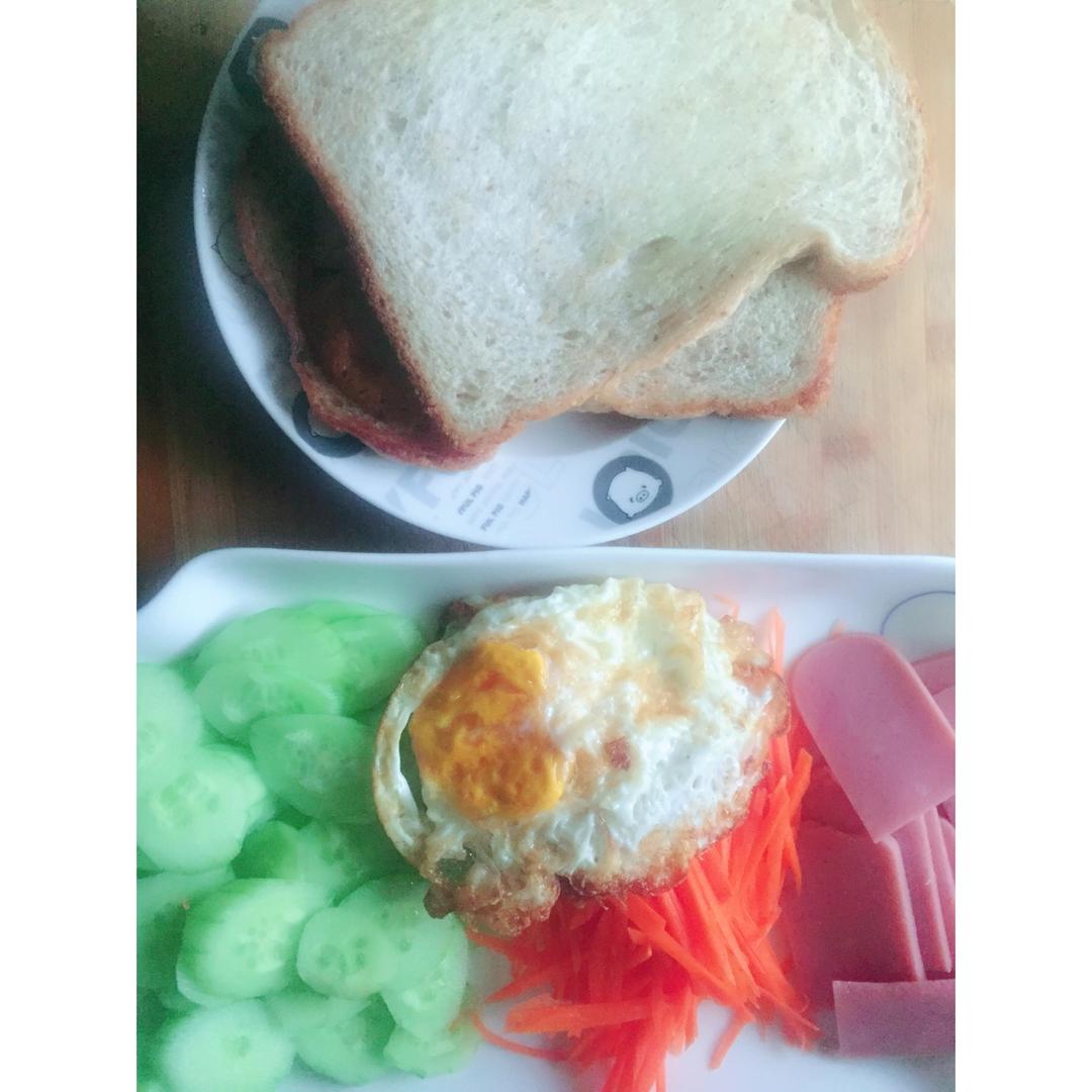如何做超厚的沼三明治~详细tip！牛油果鸡蛋午餐肉三明治~