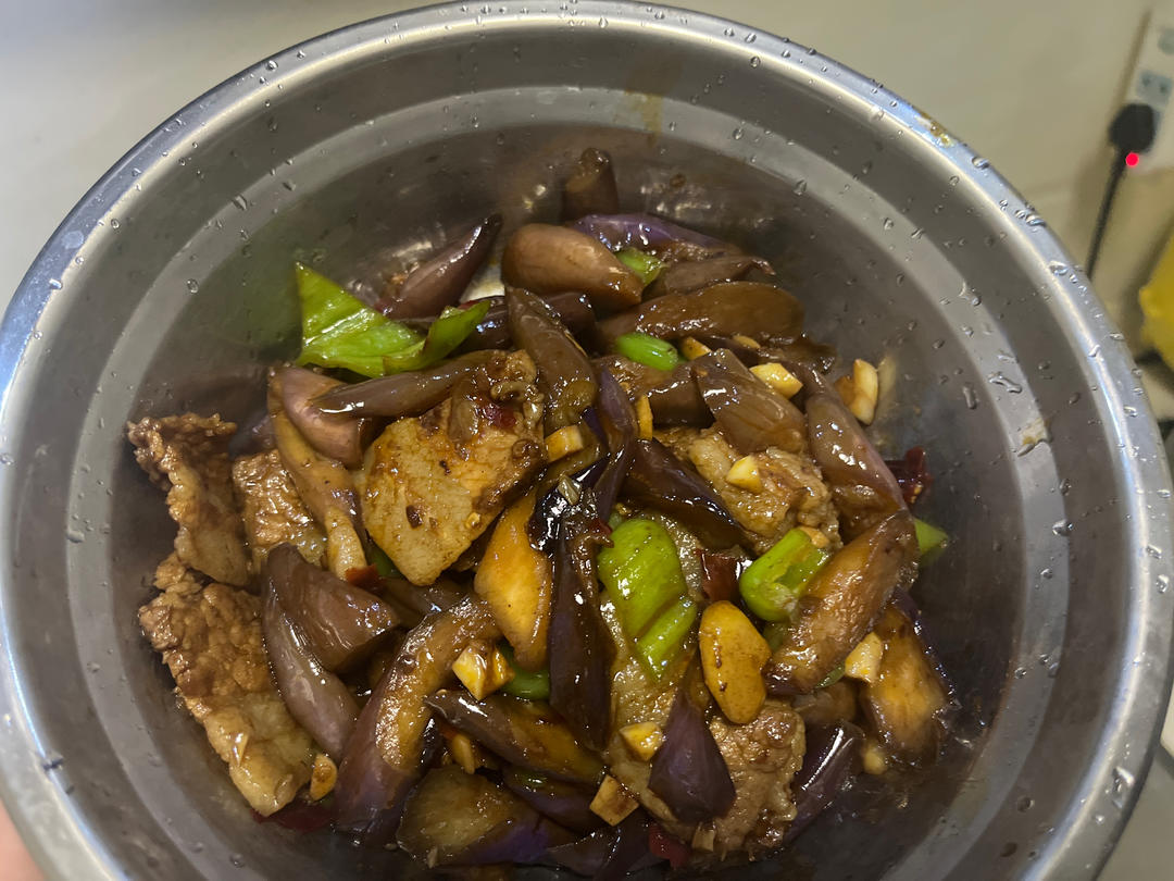 少油版茄子炒肉