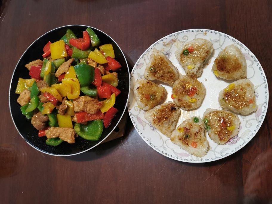 日式酱油烤饭团