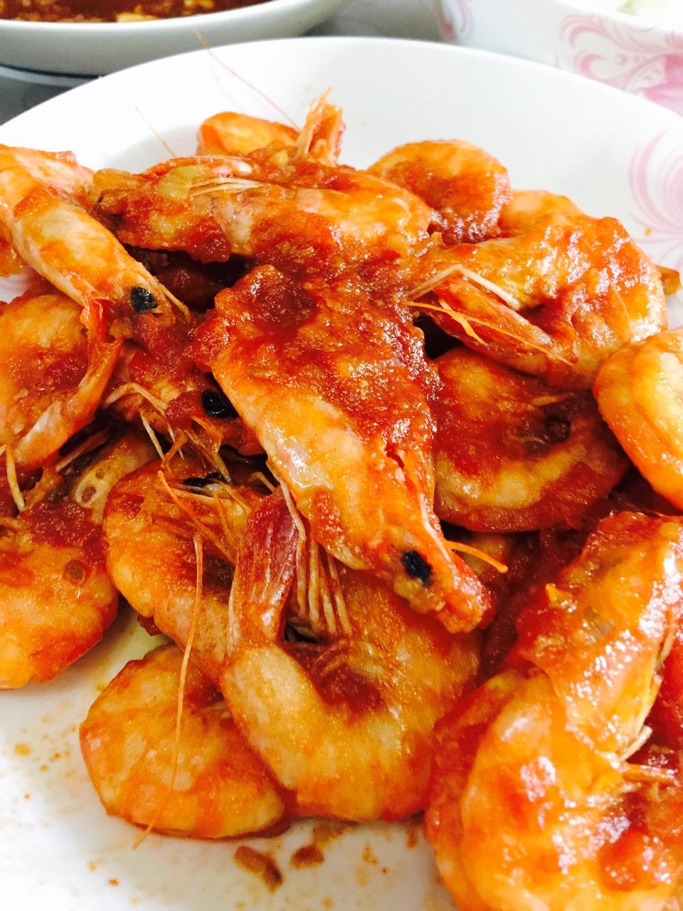 茄汁大虾
