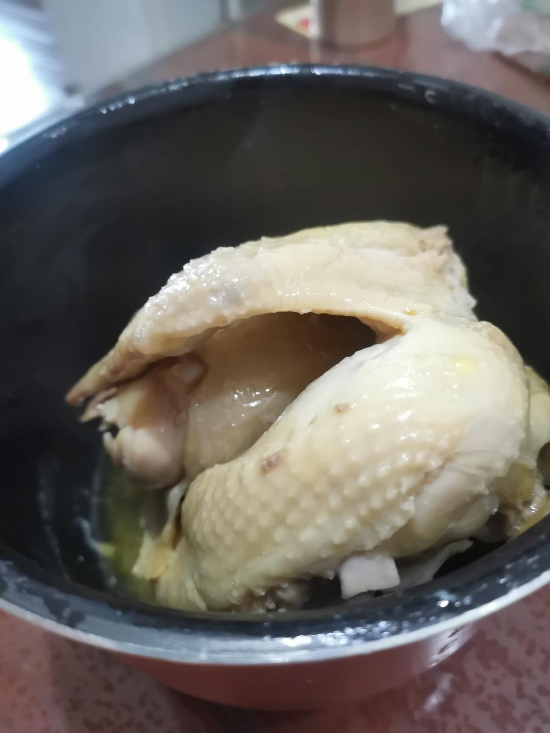 电饭煲版盐焗鸡