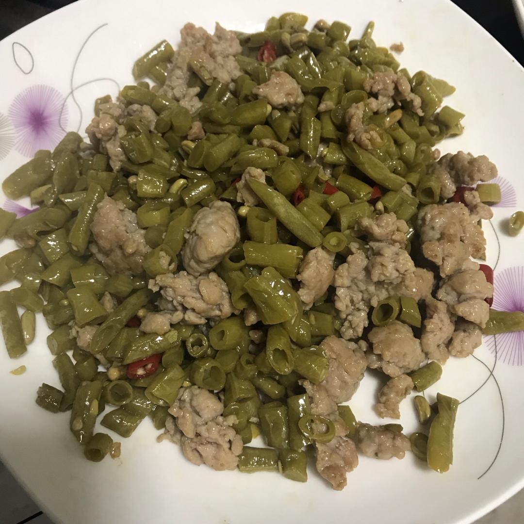 肉末酸豆角