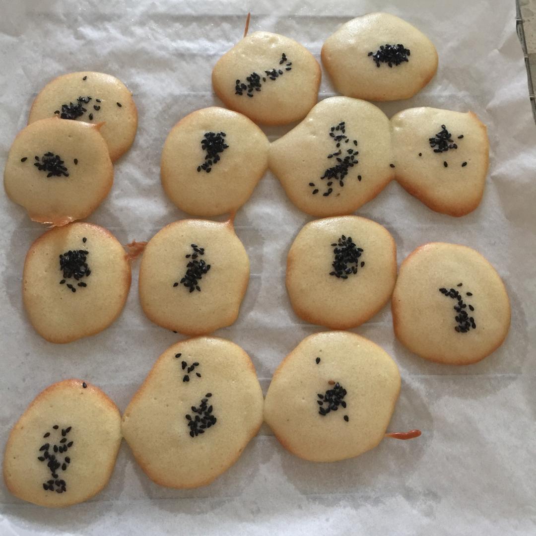 蛋白芝麻薄饼
