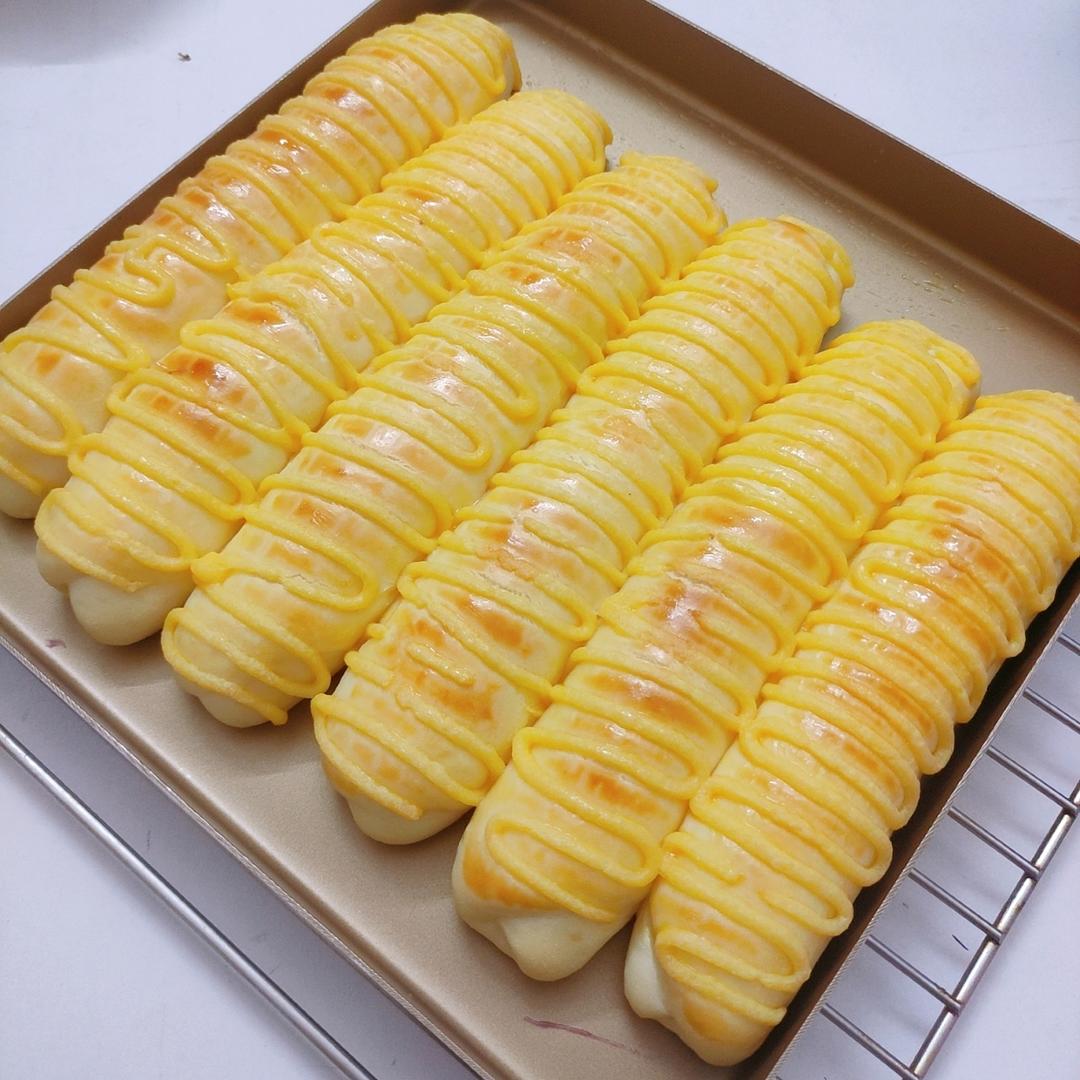 一次发酵直接法毛毛虫面包