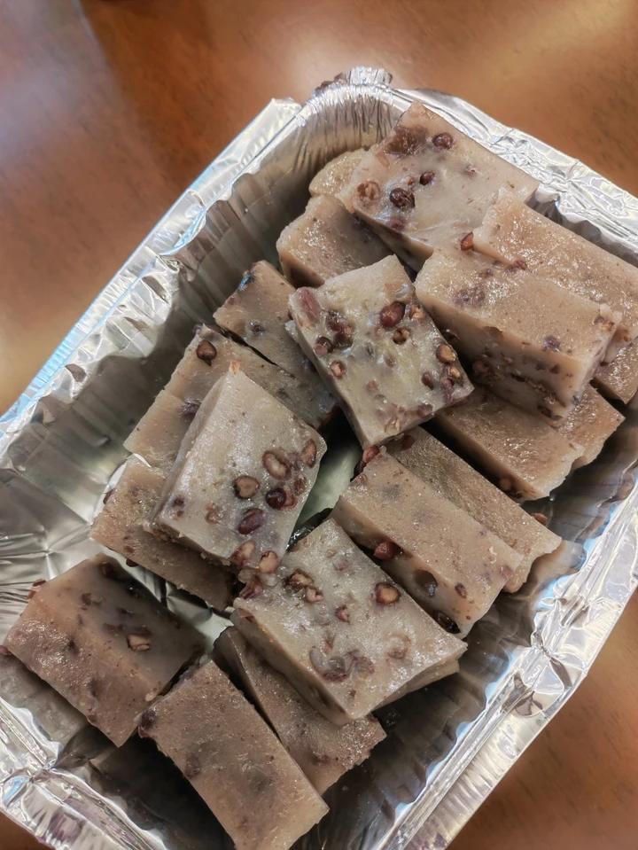 牛奶红豆糕