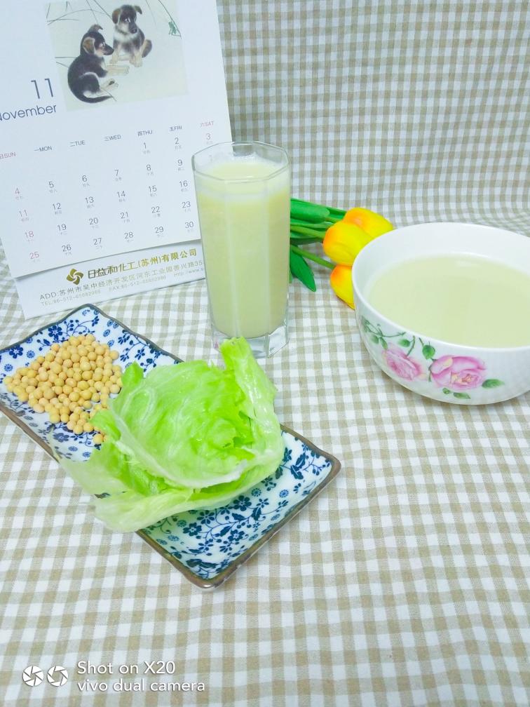 减肥瘦身豆浆——生菜豆浆的做法