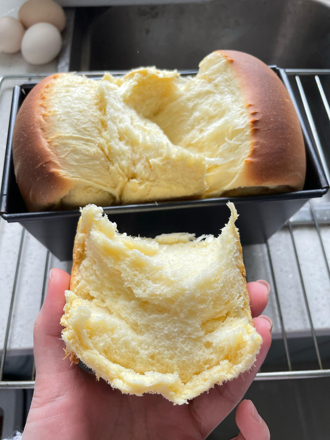 柔软好吃的蜜红豆牛奶吐司（无需分割、一次发酵）