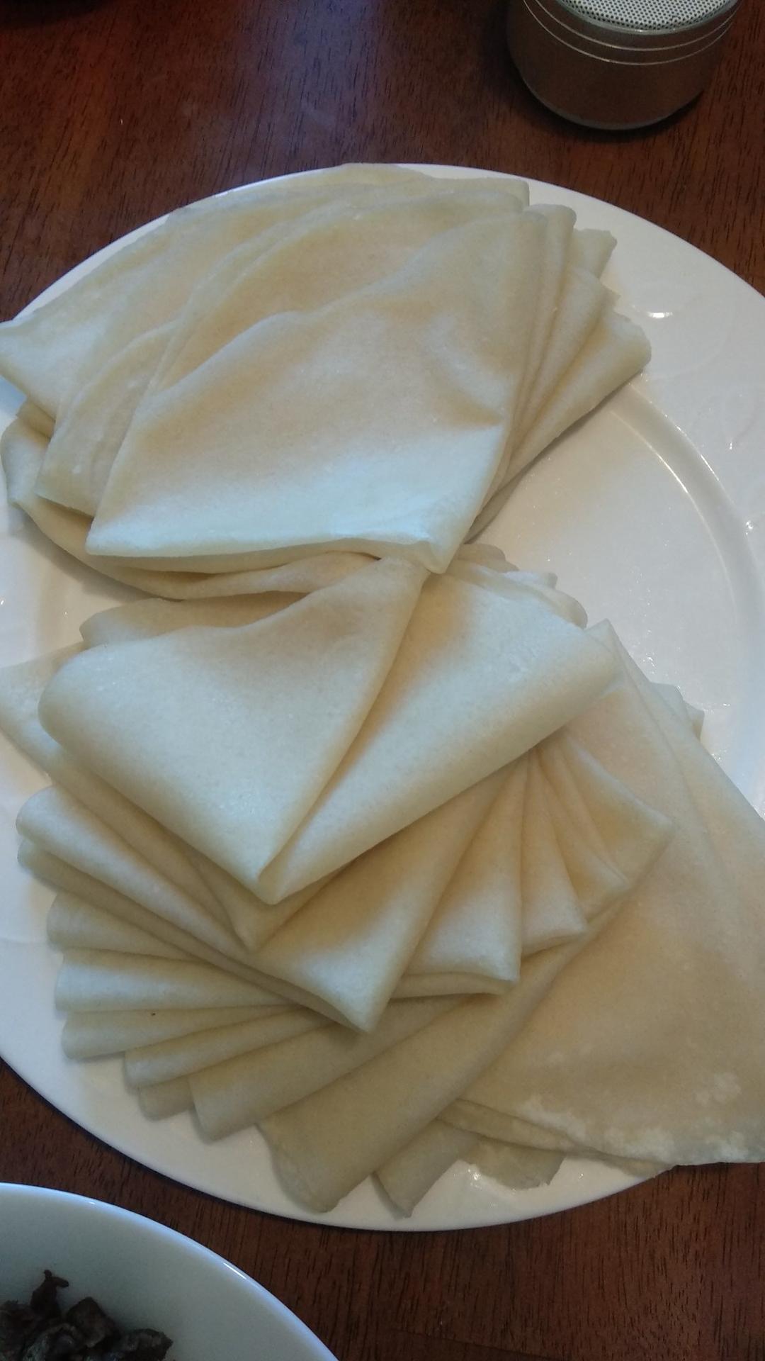 荷叶水单饼春饼卷饼皮（薄如蝉翼的秘密）