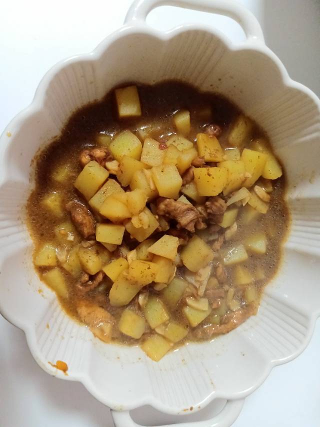 鸡肉盖浇饭