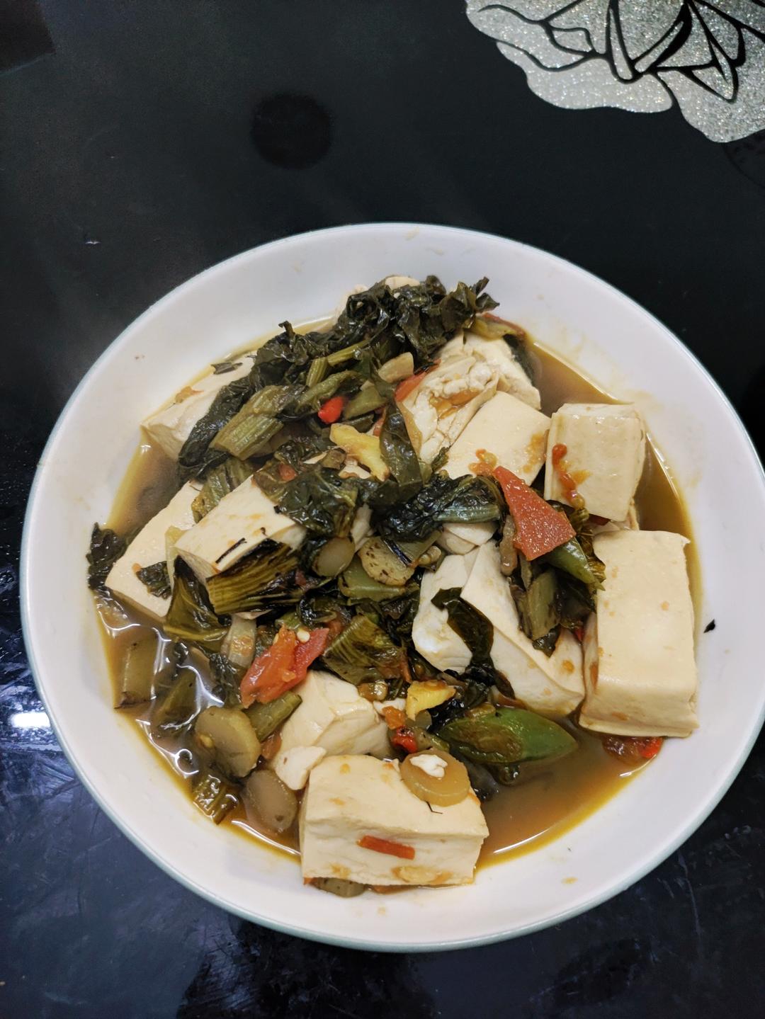 翠花牌的酸菜炖豆腐