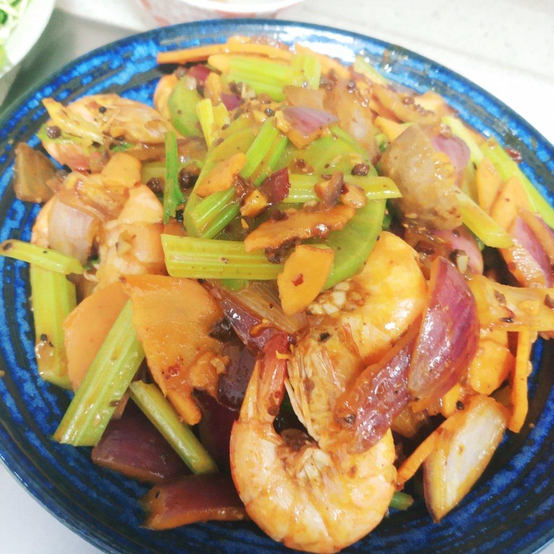 干锅香辣虾