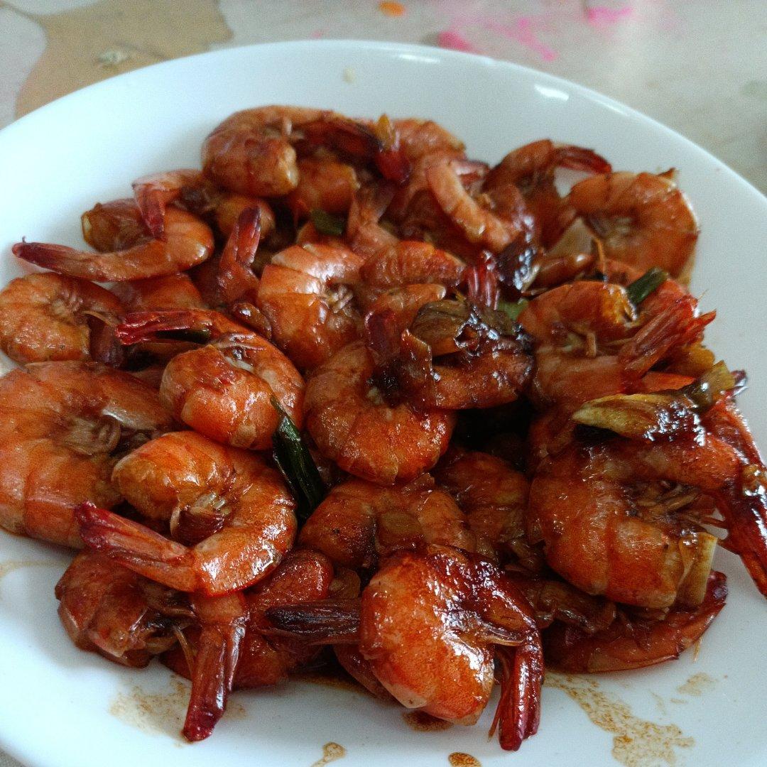 家庭版油焖大虾