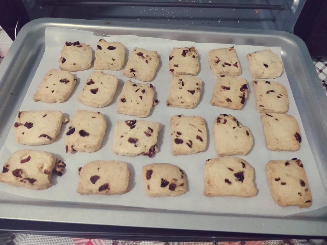 低糖少油版蔓越莓饼干