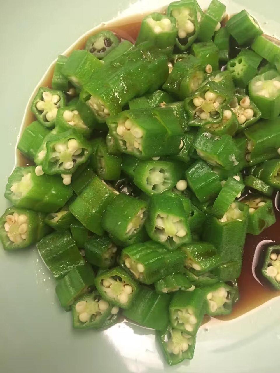 【白灼秋葵】清爽简单