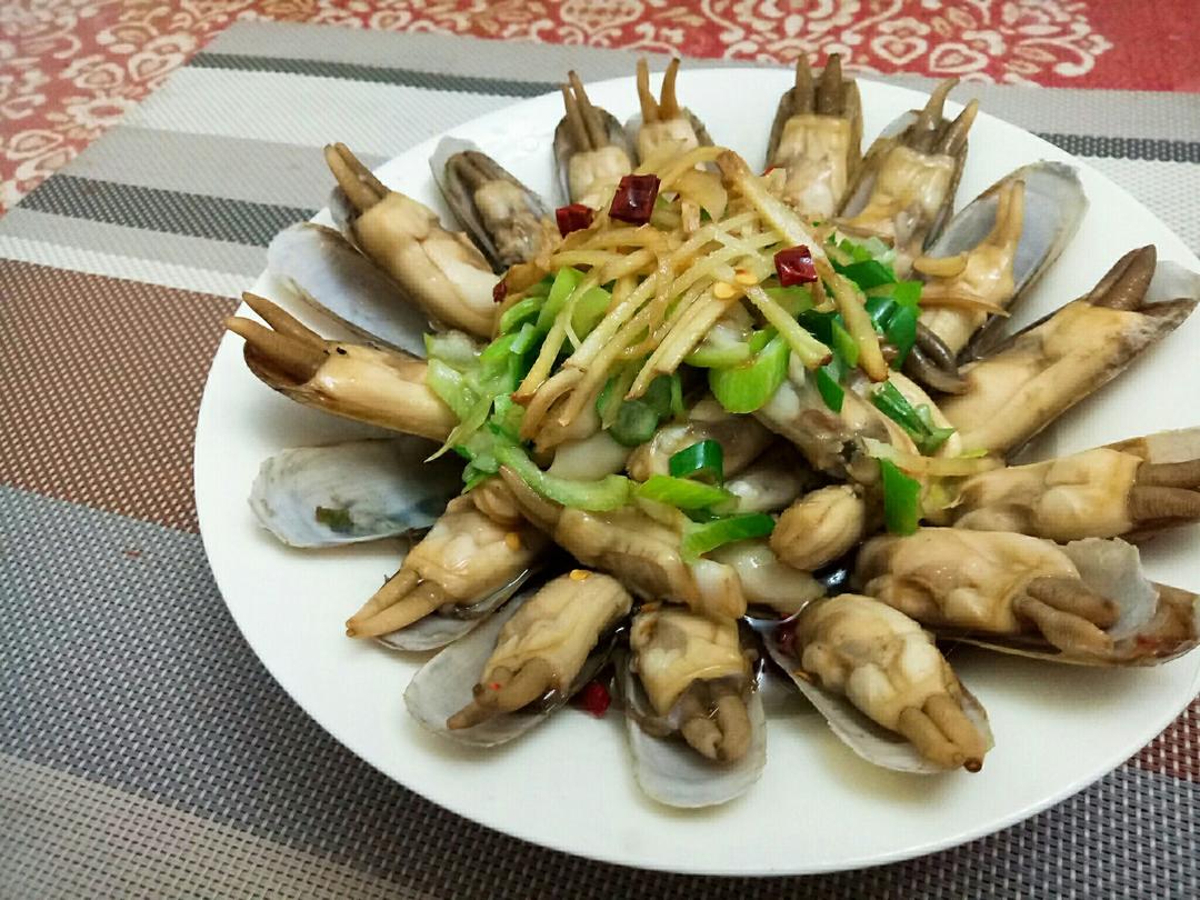 葱油蛏子