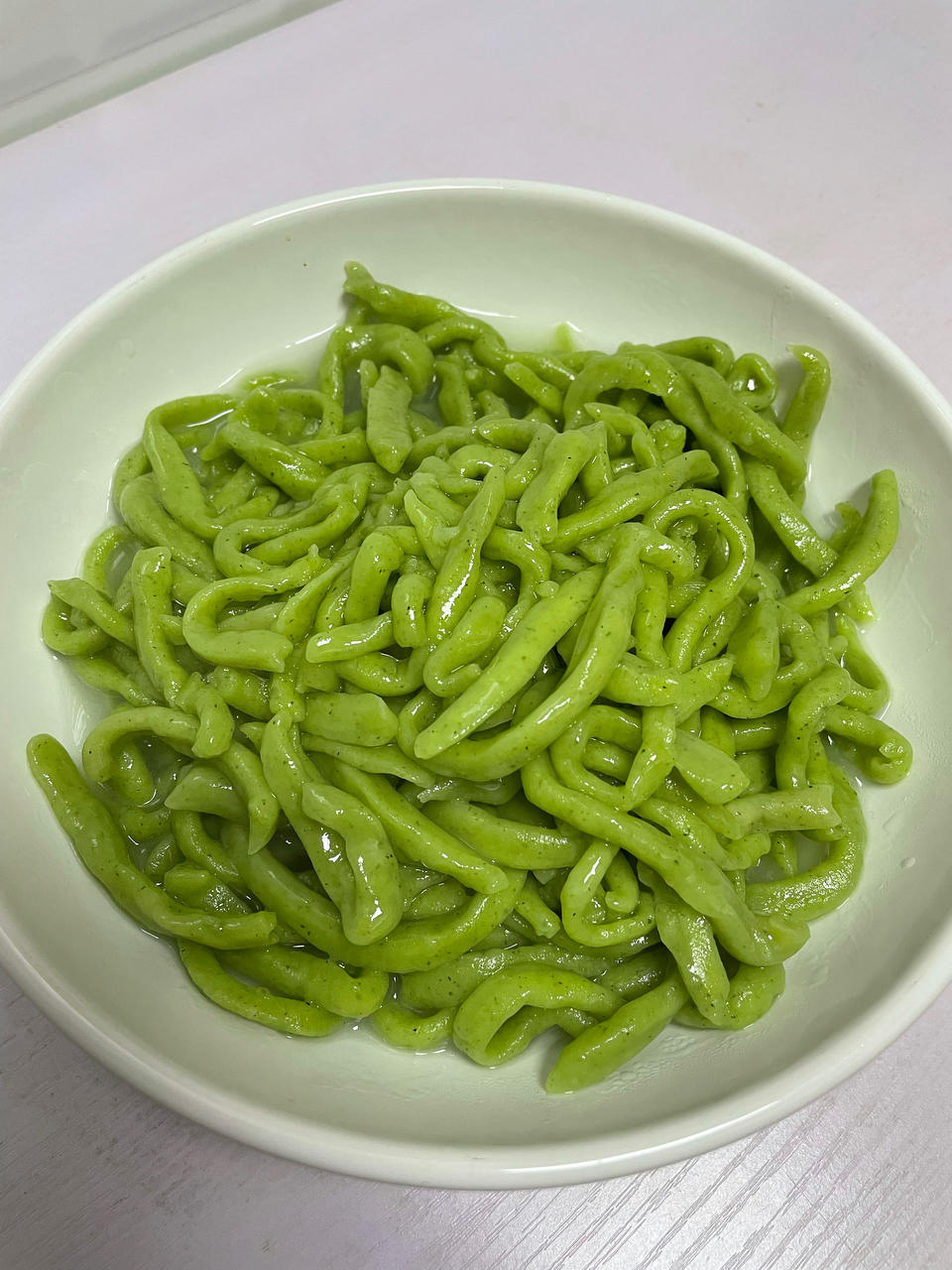 自制营养手工【菠菜面条】