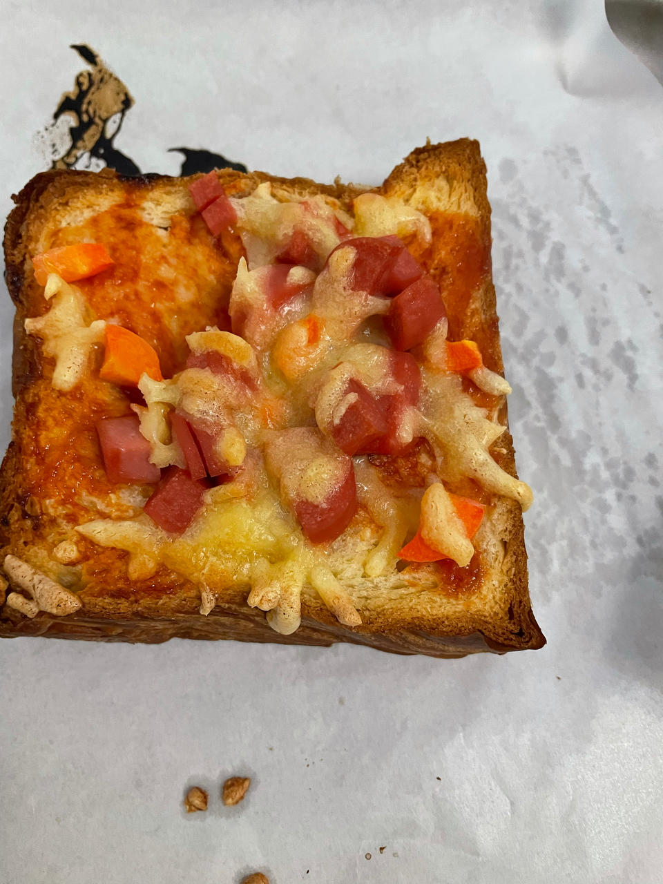 简单早餐🥣切片面包披萨