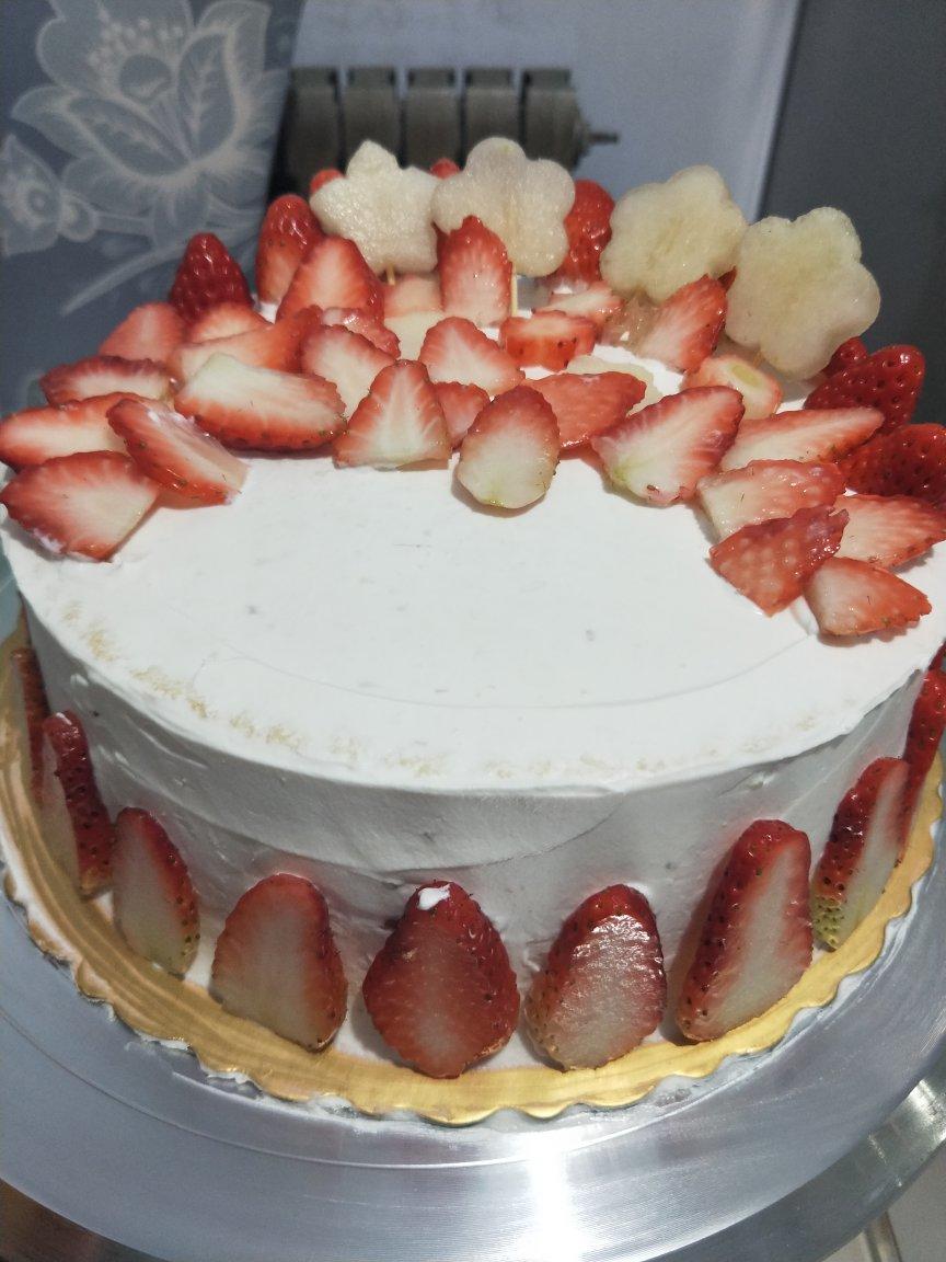 《Tinrry+》草莓奶油蛋糕（8寸配方）