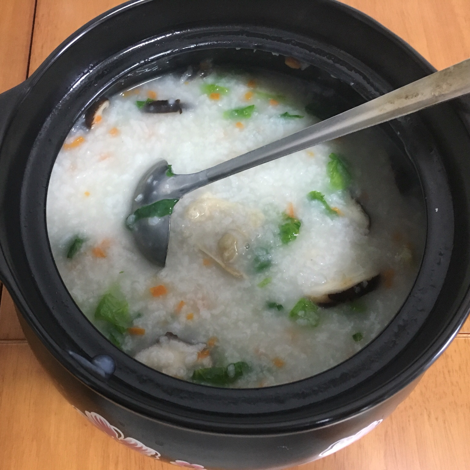 香菇鸡肉粥