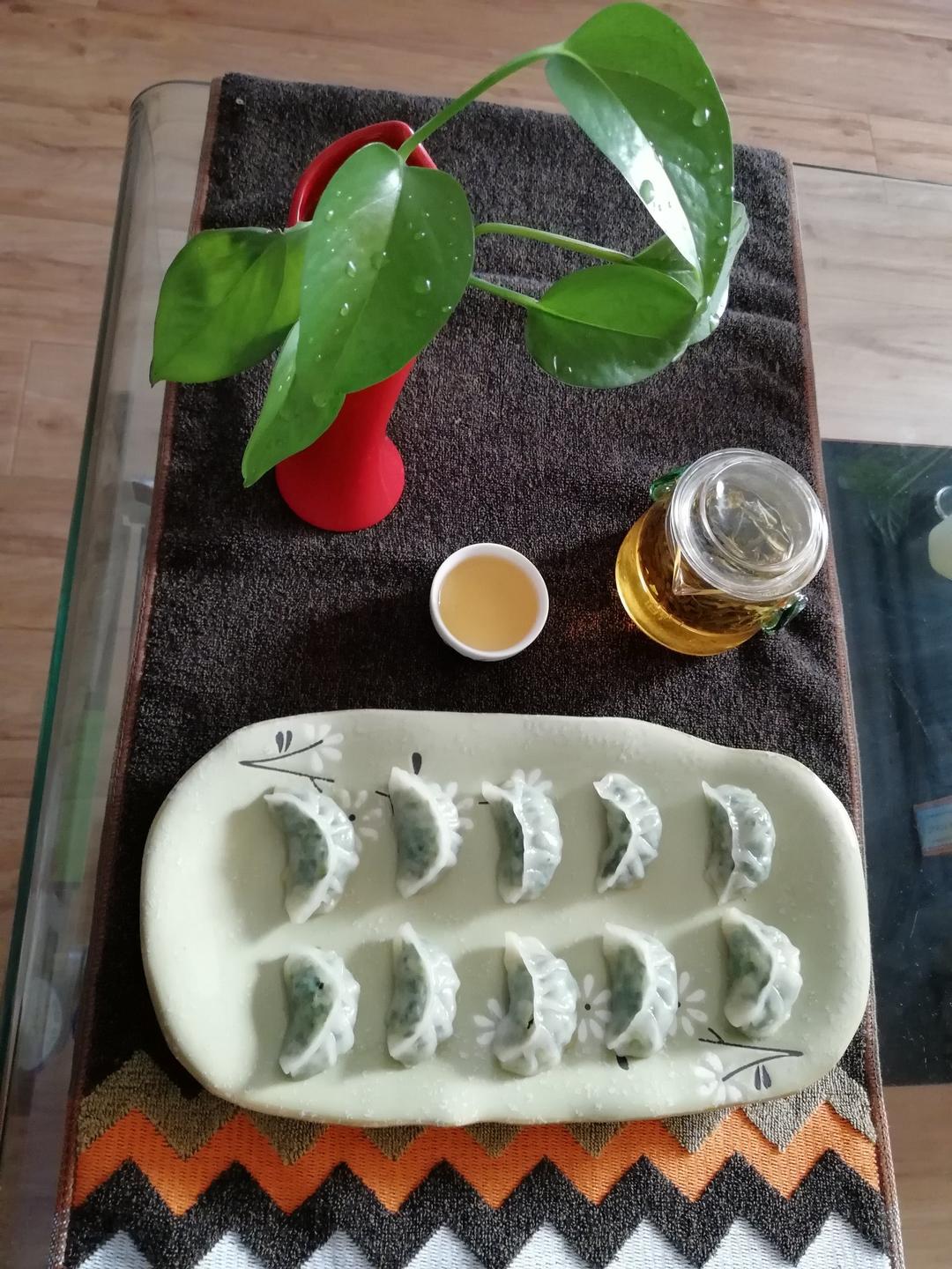 鲜虾青菜水晶饺【曼食慢语】