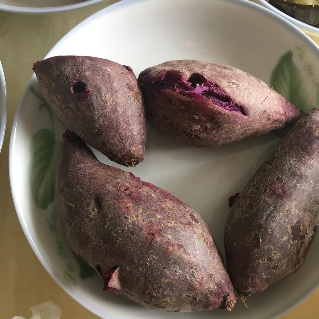 just19做的蒸紫薯