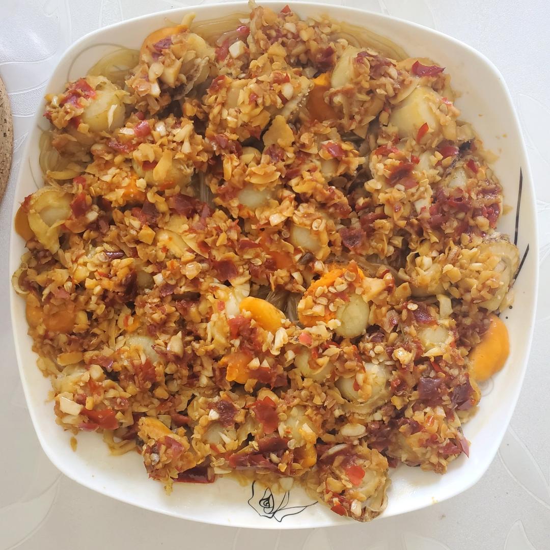 蒜蓉粉丝蒸扇贝