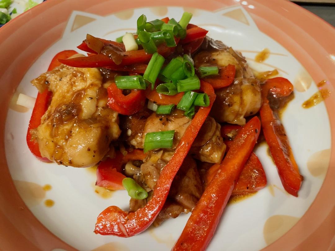 浓香照烧黑椒鸡腿