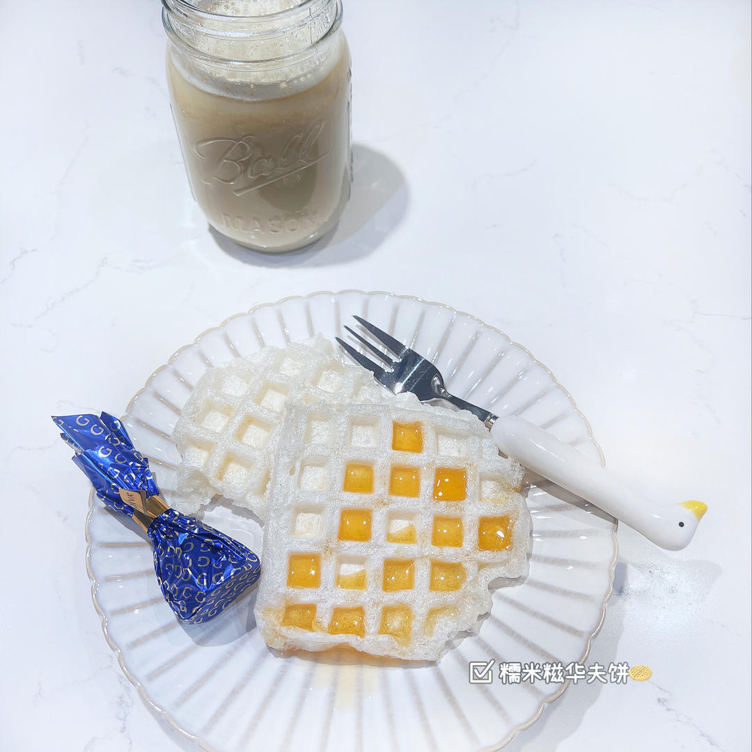 可可糯米华夫饼