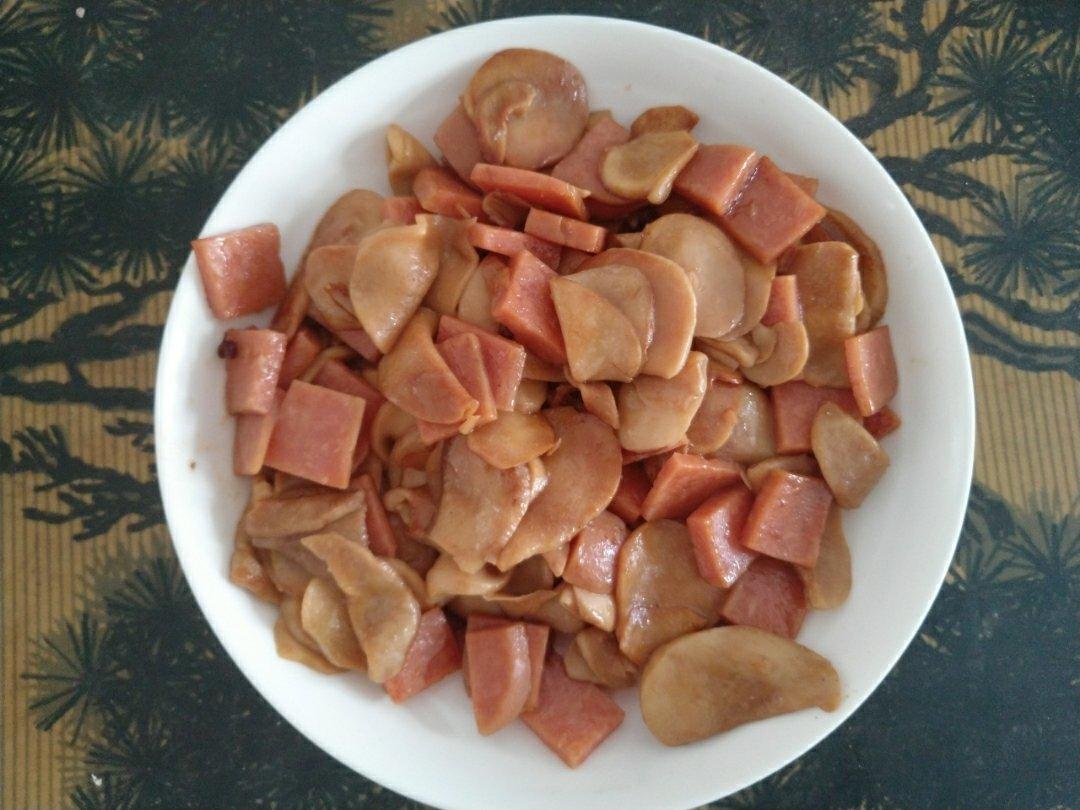 杏鲍菇炒火腿