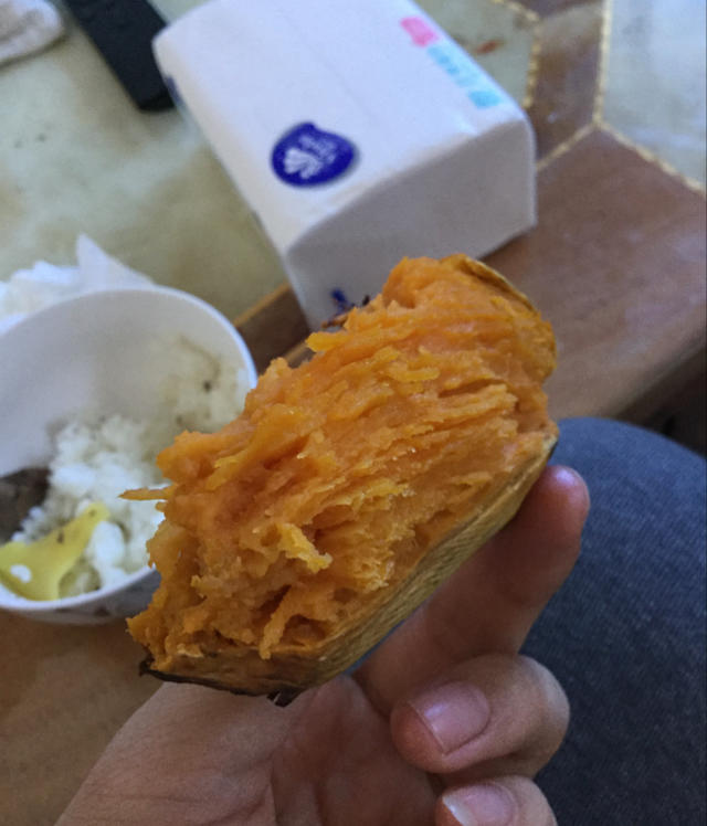 奶香浓郁的烤黄油红薯 温暖了整个寒冬