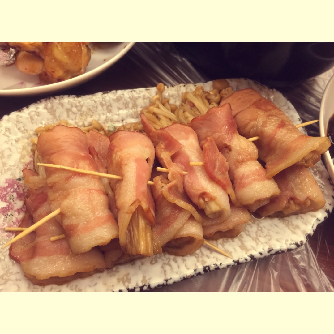 金针菇培根卷