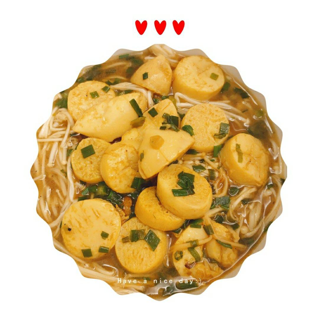 蚝油金针菇日本豆腐