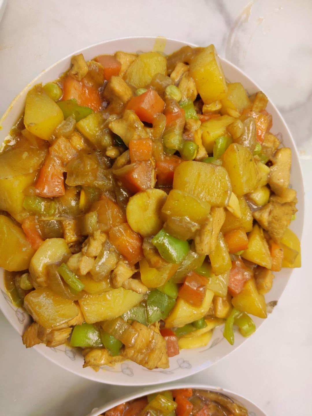 咖喱鸡肉饭
