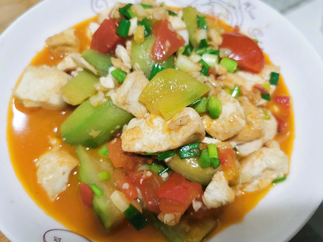 丝瓜豆腐