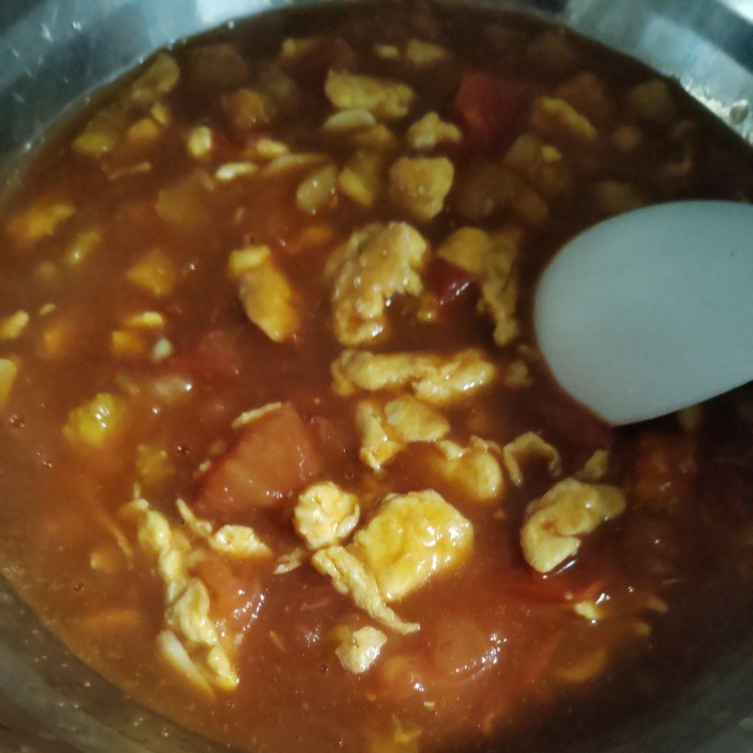 番茄鸡蛋打卤面