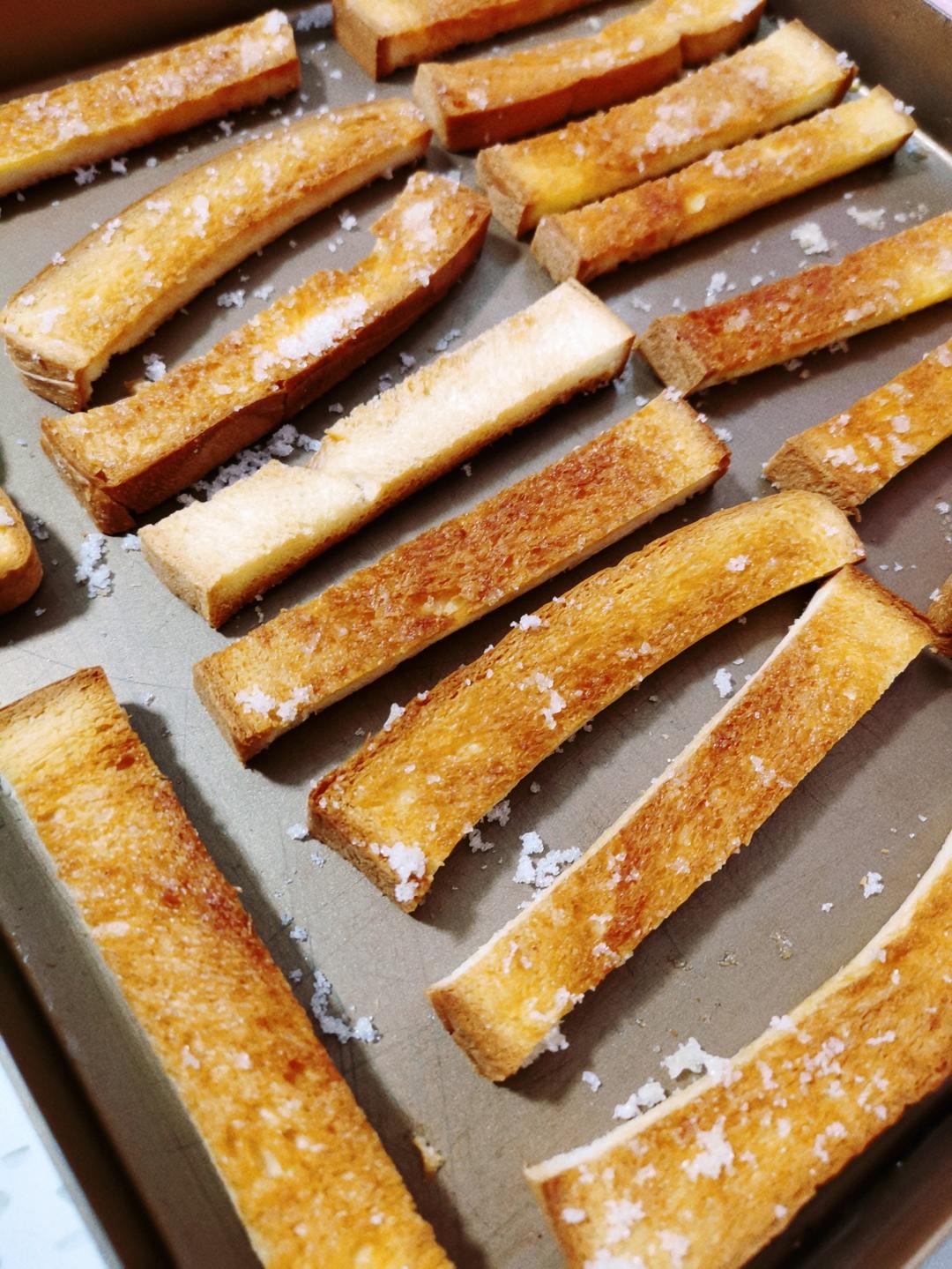 黄金烤吐司🍞条｜太香了