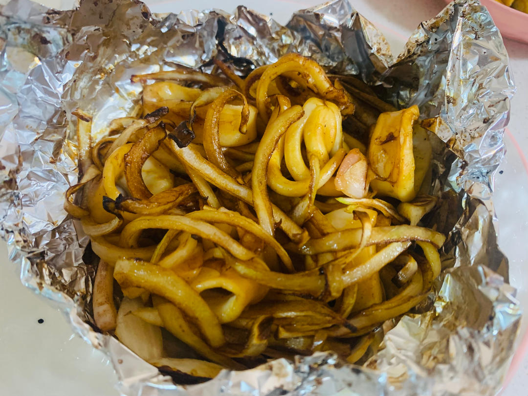 烤鱿鱼 空气炸锅版