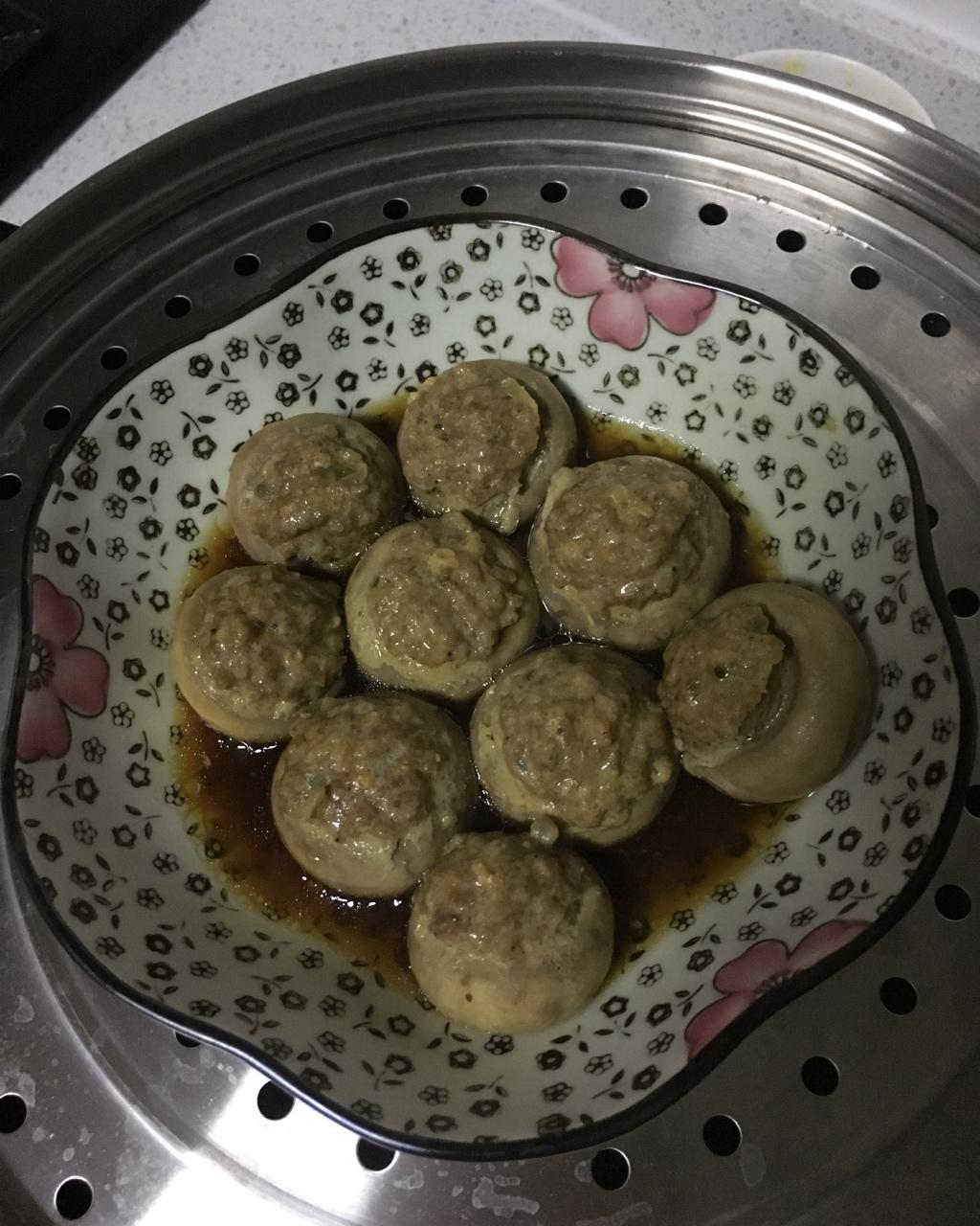 口蘑酿肉