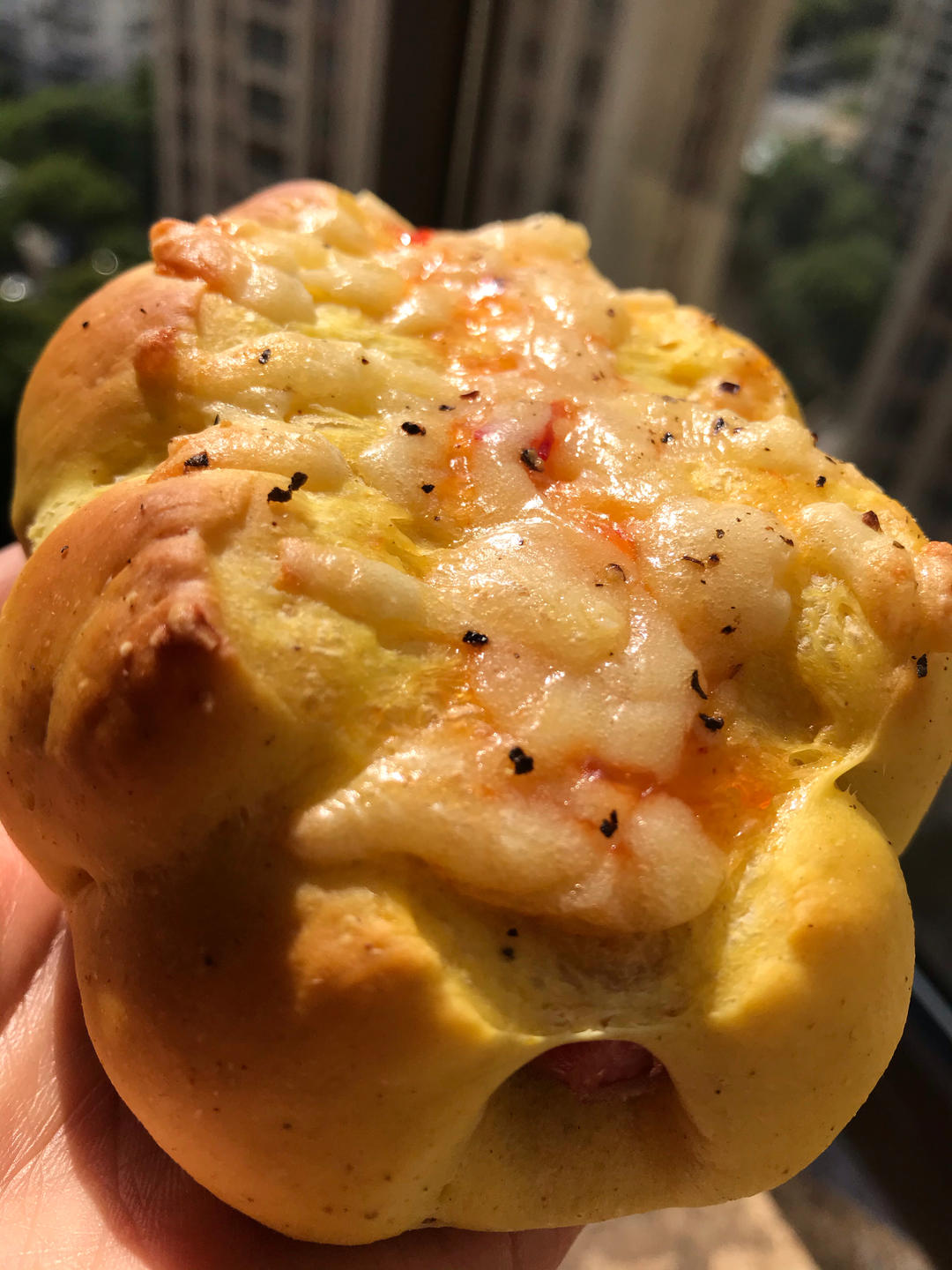 咖喱火腿芝士热狗
