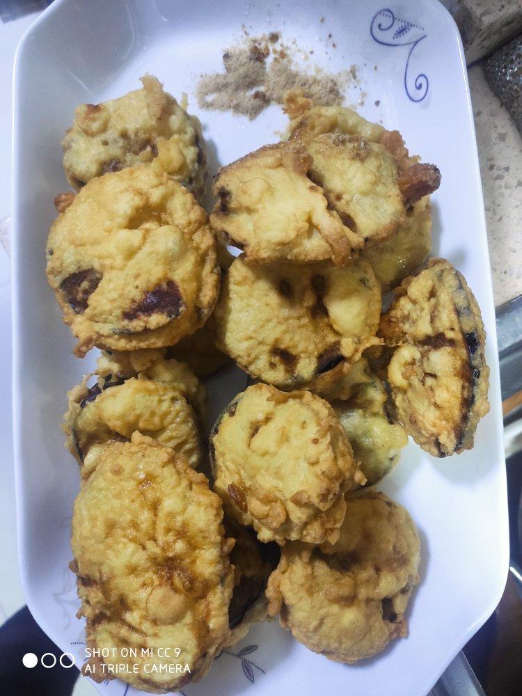 家常主食 炸茄盒 肉馅儿茄子