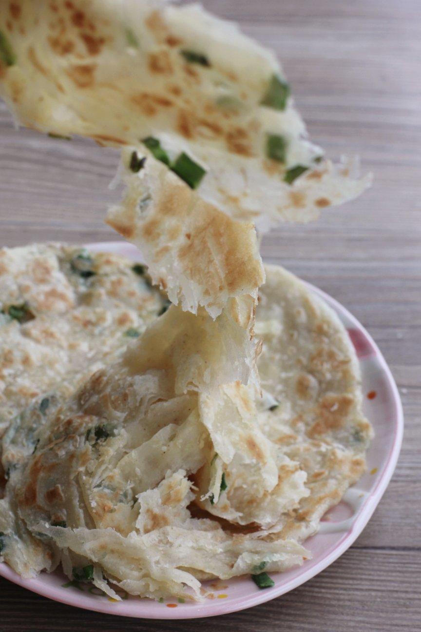 家常手撕饼（麻酱+葱油双拼）