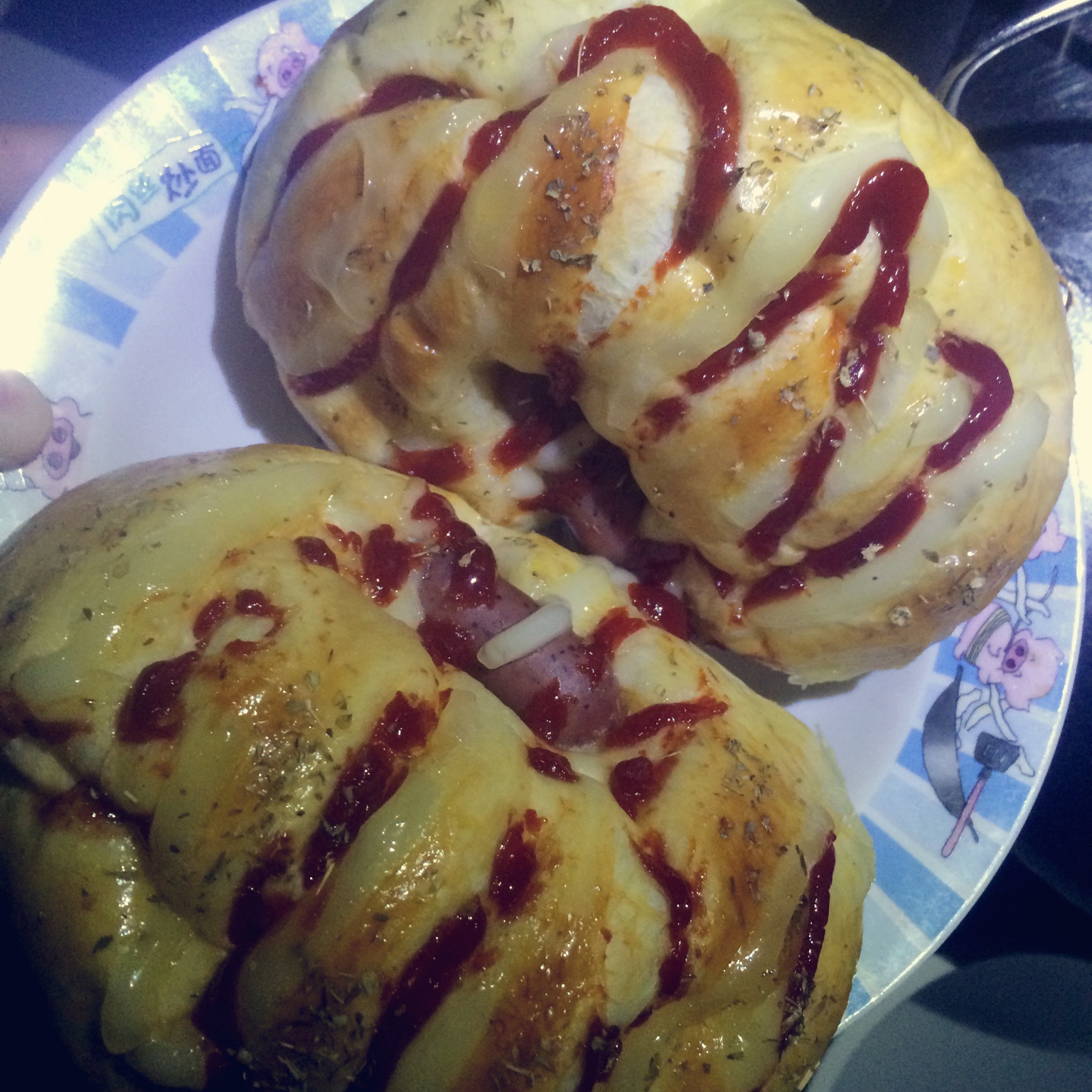 脆皮肠仔餐包
