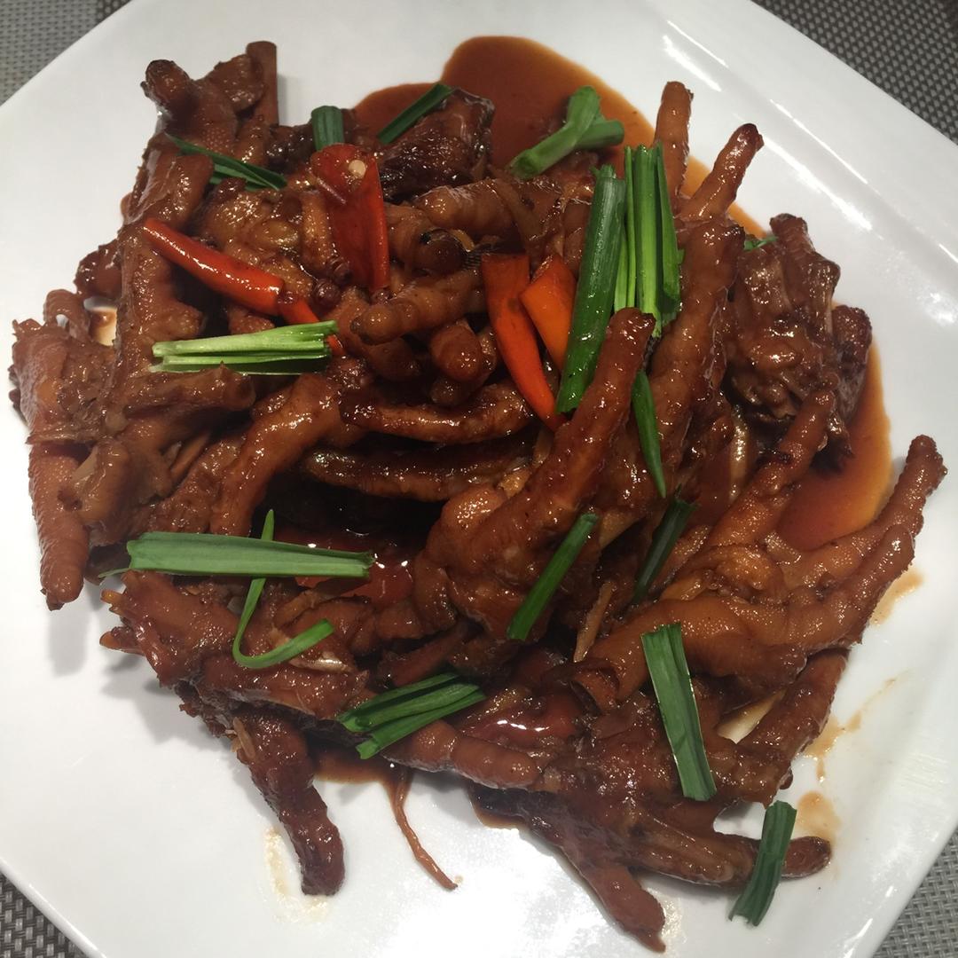 香辣烧鸡爪
