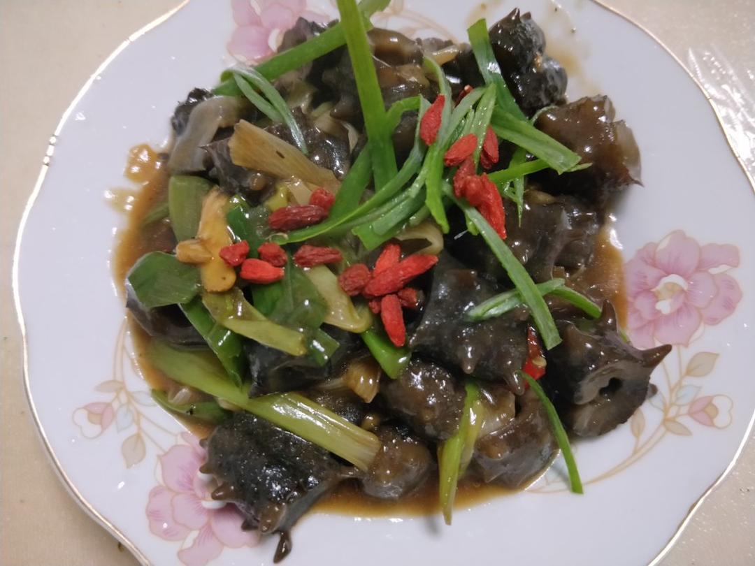 葱爆海参【最正宗的做法】